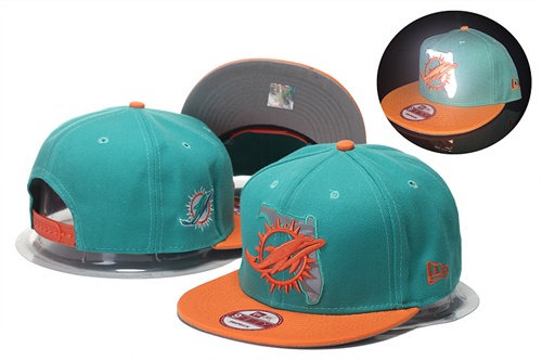 NFL Miami Dolphins Logo Stitched Snapback Hats 010